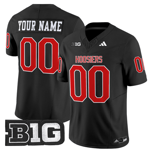 Custom Indiana University Jersey Name, and Number Black All Stitched