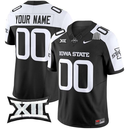 Custom Texas Longhorns Jersey Peach Bowl Patch Vapor Football Black Alternate (Copy)
