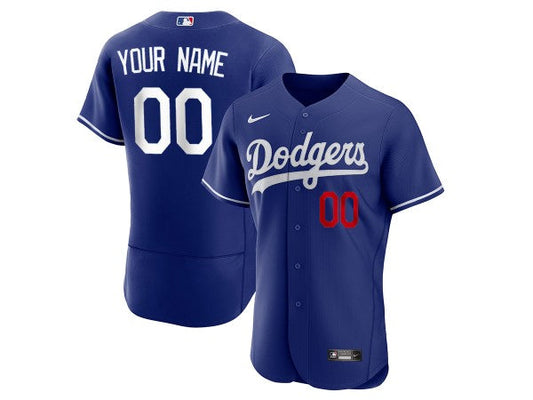 Custom Los Angeles Dodgers Flex Base Jersey - Royal