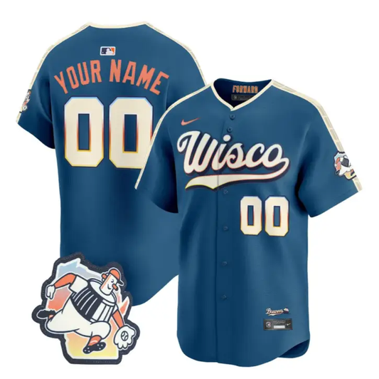 Custom Milwaukee Brewers Jersey 2026 City Connect Vapor Premier Limited Stitched