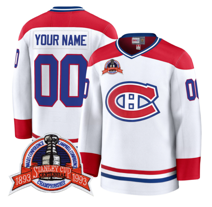 Custom Montreal Canadiens Jersey Name, Number Timeless Premium Stitched 1993 Final