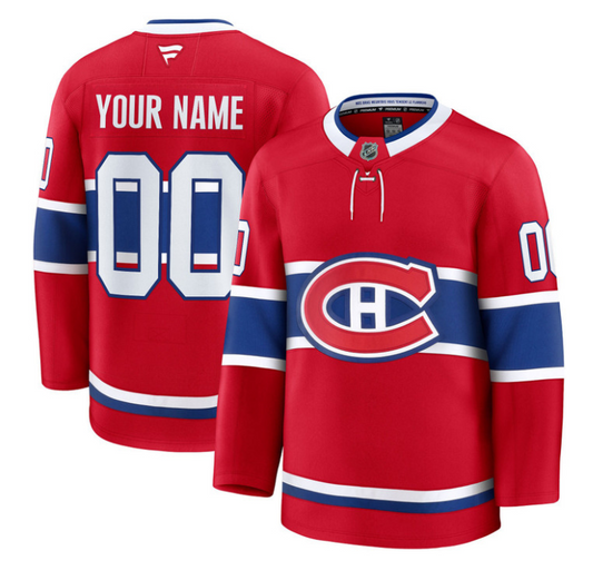 Custom Montreal Canadiens Jersey Name, Number Timeless Premium Stitched 2025 Home