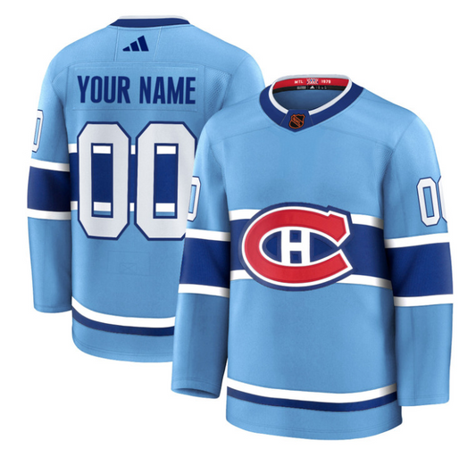 Custom Montreal Canadiens Jersey Name, Number Timeless Premium Stitched Reverse Retro