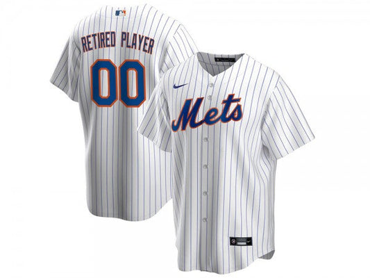 Custom New York Mets Cool Base Jersey White