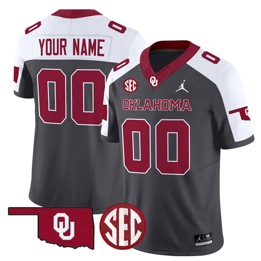 Custom Oklahoma Sooners Jersey Name, Number 2025 Limited Stitched Special