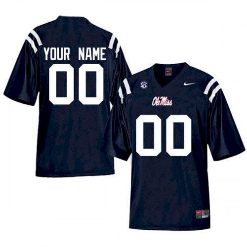 Custom Ole Miss Rebels Jersey Name and Number College NCAA Football