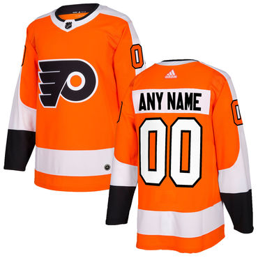 Custom Philadelphia Flyers Orange Home Stitched Adidas NHL Jersey