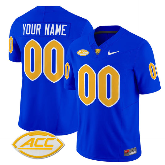 Custom Pittsburgh Panthers Jersey Name, Number 2025 Limited Stitched Royal