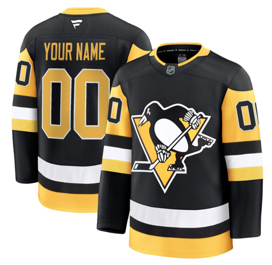 Custom Pittsburgh Penguins Jersey 2025 Premium Name and Number All Stitched