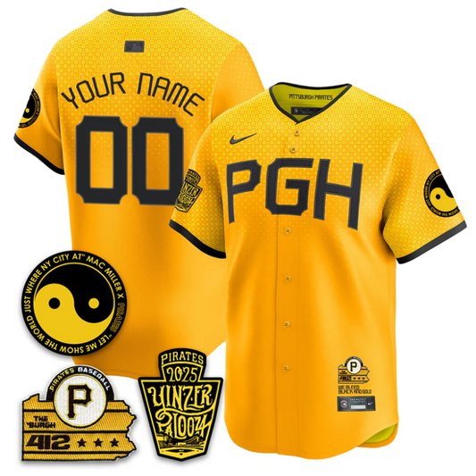 Custom Pittsburgh Pirates Jersey Yinzerpalooza 2025 Stitched City Connect