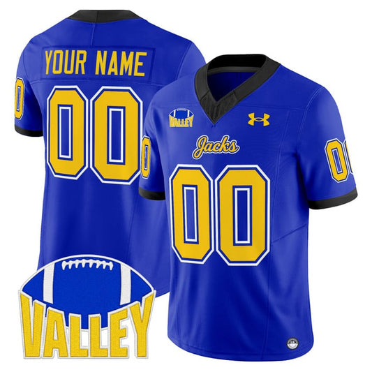 Custom South Dakota State Jersey Name, Number Jackrabbits 2025 Stitched Blue