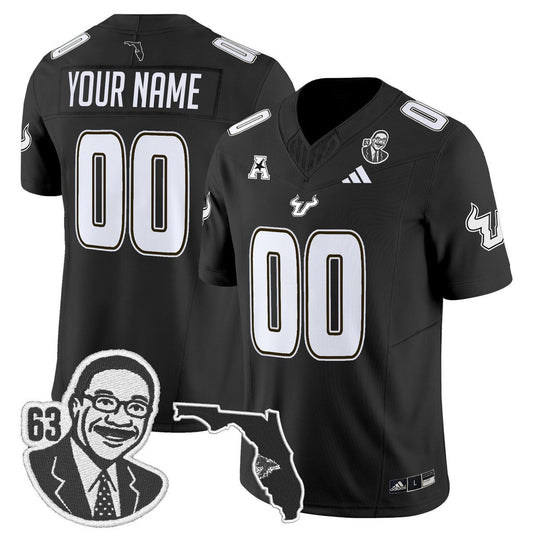 Custom South Florida Bulls Jersey Lee Roy Selmon Legacy Edition Stitched Black