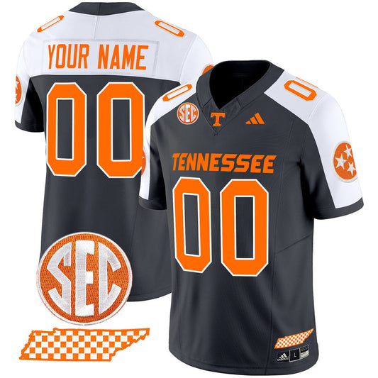Custom Tennessee Vols Jersey Rebrand 2026 Checkerboard Stitched Grey Alter