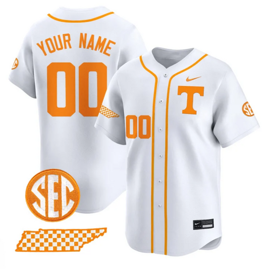 Custom Tennessee Vols Jersey 2025 Vapor Premier Limited Stitched White