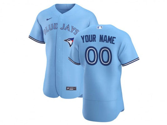 Custom Toronto Blue Jays Flex Base Jersey - Light Blue