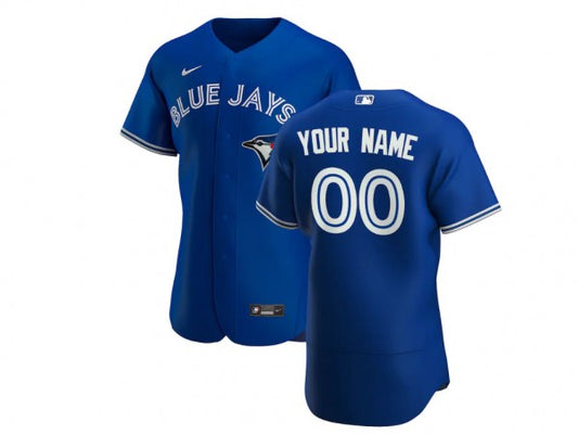 Custom Toronto Blue Jays Flex Base Jersey - Royal