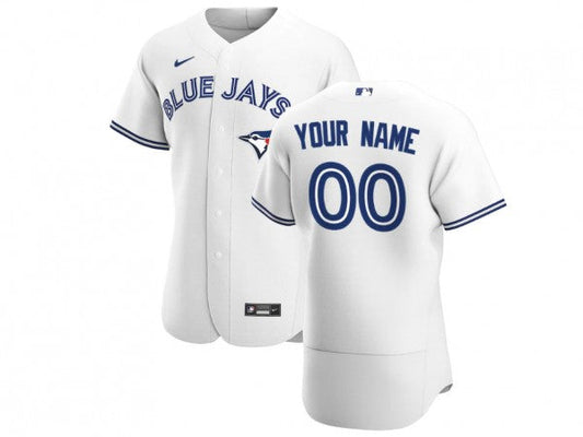 Custom Toronto Blue Jays Flex Base Jersey - White