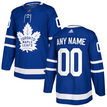Custom Toronto Maple Leafs Blue Home Stitched 2017-2018 NHL Jersey