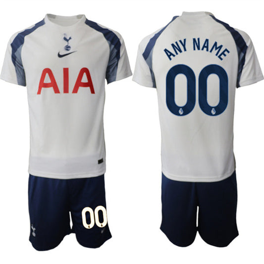 Custom Tottenham Hotspur Jersey Name, Number White Home 2025-26 Soccer Suit
