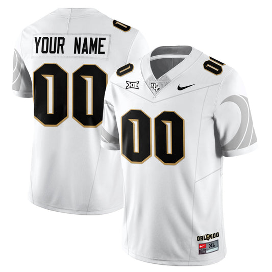 Custom UCF Jersey Name, Number Football 2025 Core Uniforms Stitched White