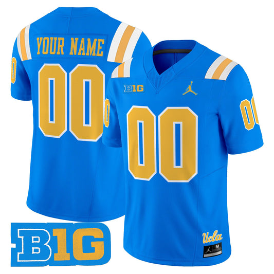 Custom UCLA Bruins Jersey Name, Number 2025 Vapor Limited Stitched Blue