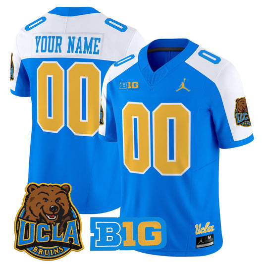 Custom UCLA Bruins Jersey Name, Number 2025 Vapor Limited Stitched Blue Alternate
