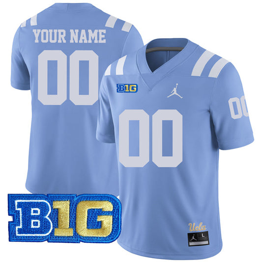 Custom UCLA Bruins Jersey Name and Number College Football Light Blue Alternate – All Stitched