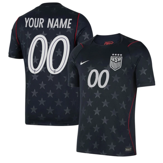 Custom USMNT Jersey Name, Number 2026 World Cup Match Stitched Stars Soccer