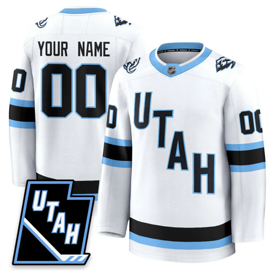 Custom Utah Hockey Jersey Mammoth 2025 Limited All Stitched White