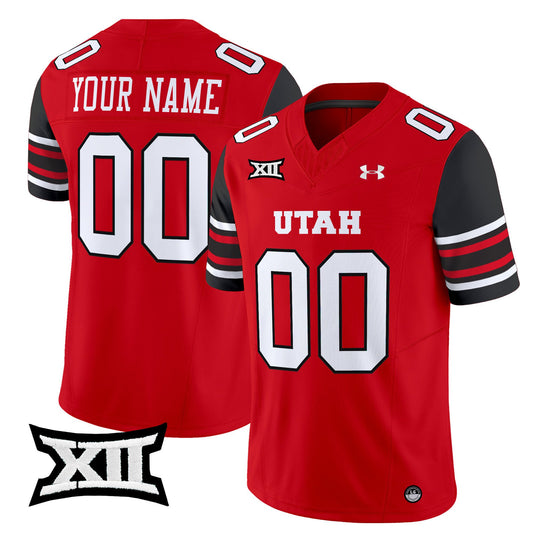 Custom Utah Utes Jersey Name, Number 2025 Vapor Limited Stitched Red