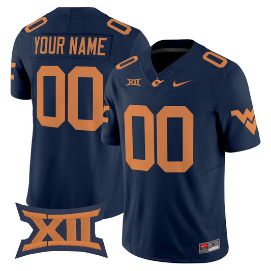Custom West Virginia Mountaineers Jersey 1965 Throwback Vapor Limited Stitched