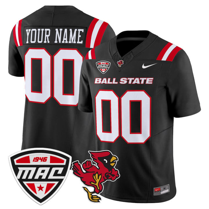 Custom Ball State Cardinals Jersey 2025 Vapor Limited Stitched