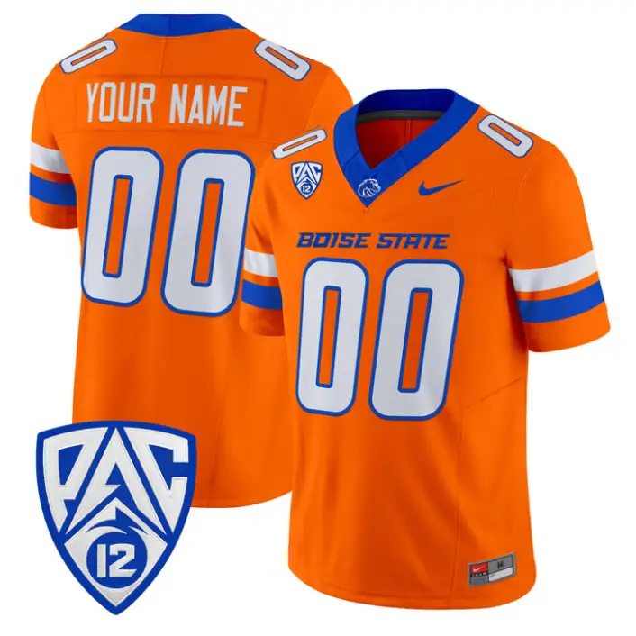 Custom Boise State Broncos Jersey Name, Number 2026 Vapor Stitched