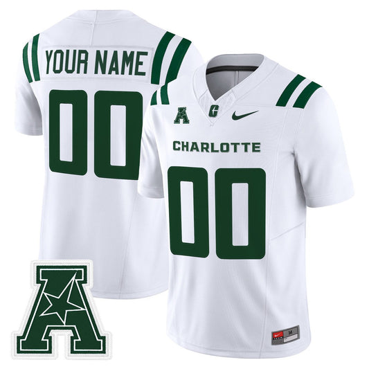 Custom Charlotte 49ers Jersey Name, Number 2025 Vapor Limited Stitched