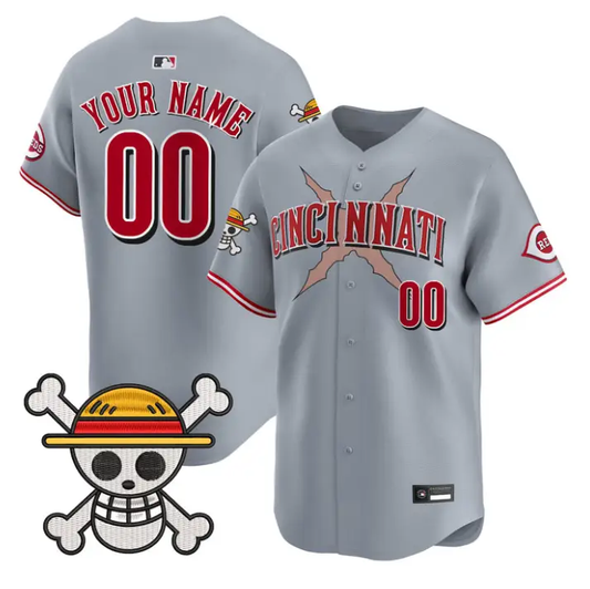 Custom Cincinnati Reds Jersey Name, Number One Piece Premier Stitched