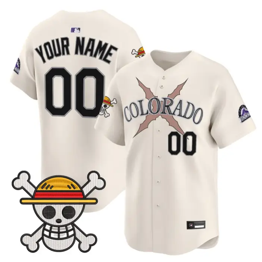 Custom Colorado Rockies Jersey Name, Number One Piece Premier Stitched