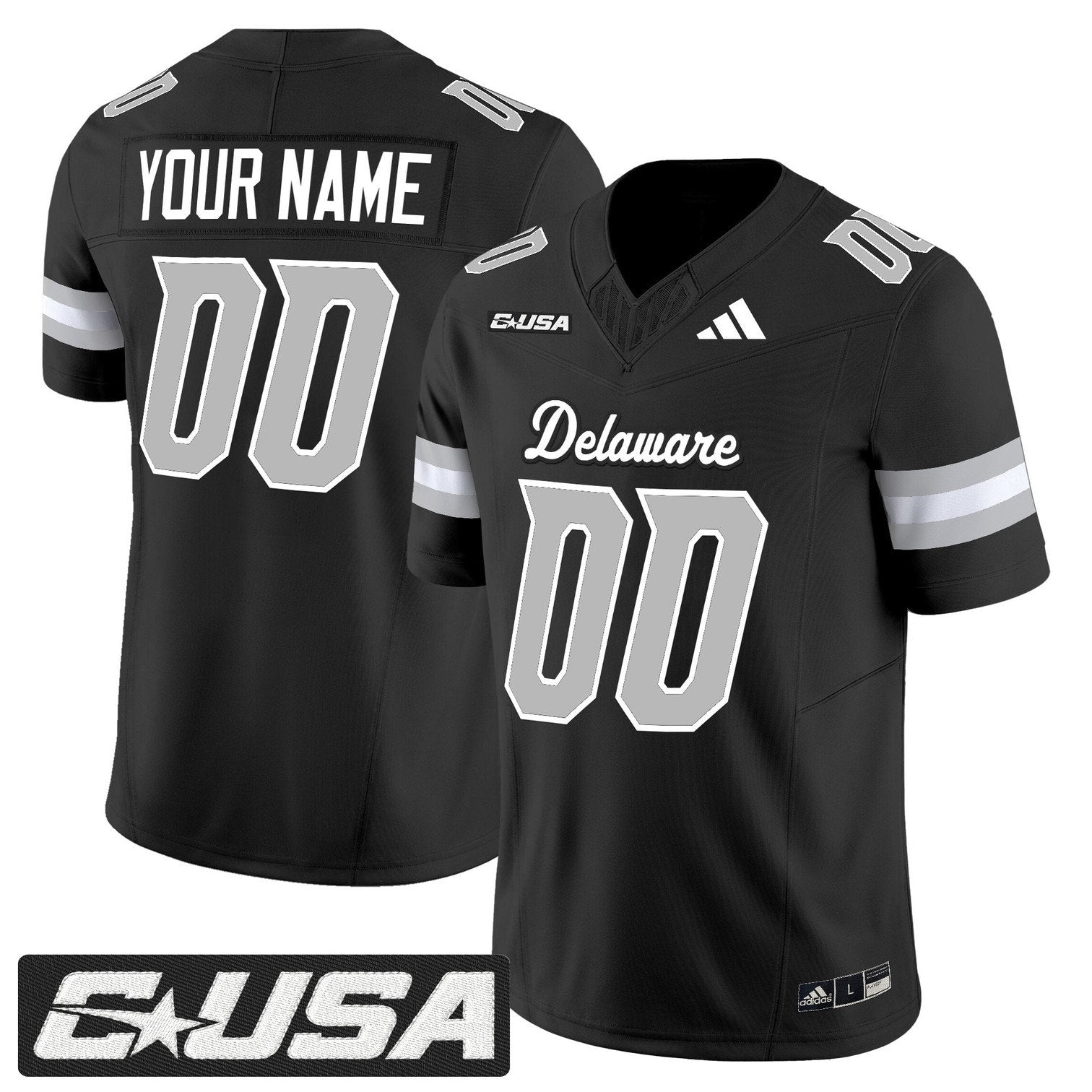 Custom Delaware Blue Hens Jersey Name, Number 2025 Vapor Limited Stitched