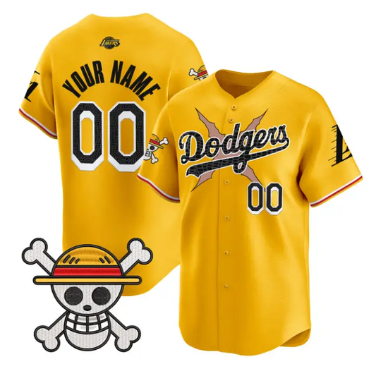 Custom Dodgers Jersey Name, Number One Piece Mamba Premier Stitched