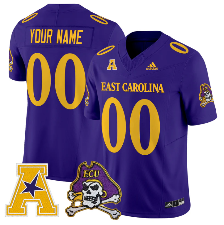Custom East Carolina Pirates Jersey Name, Number 2025 Limited Stitched