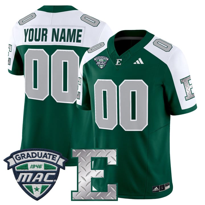 Custom Eastern Michigan Eagles Jersey 2025 Vapor Limited All Stitched