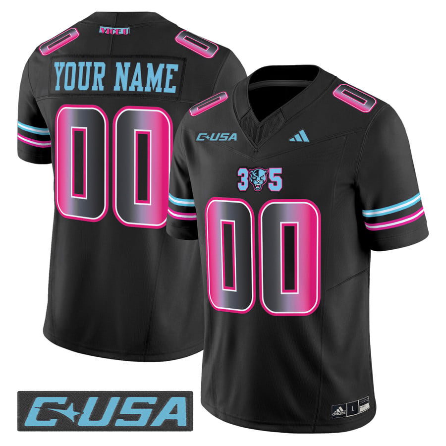 Custom Florida International Panthers Jersey 2025 Limited Stitched