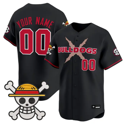 Custom Georgia Bulldogs Baseball Jersey One Piece Vapor Premier Limited