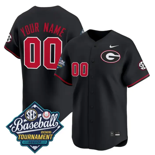Custom Georgia Bulldogs Jersey Softball Sec Tournament 2026 Stitched