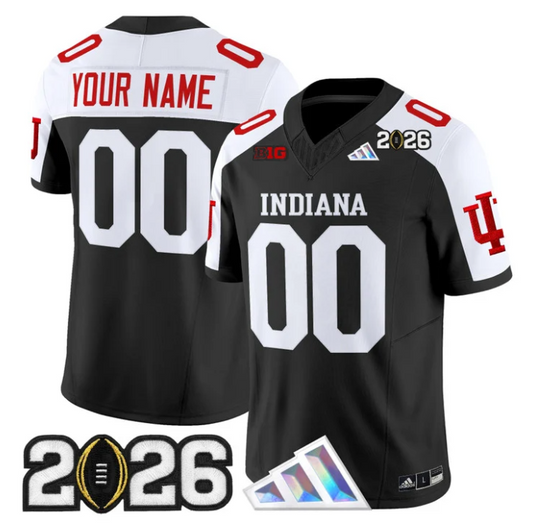 Custom Indiana Hoosiers Jerey 2026 CFP Final Patch V3 Stitched