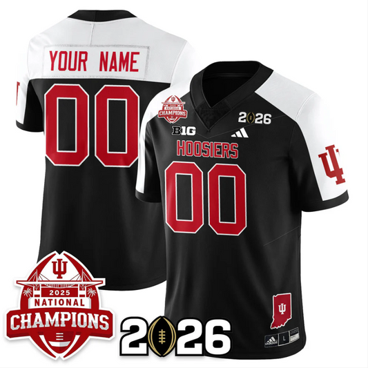 Custom Indiana Hoosiers Jersey 2025 National Champions V2 Stitched