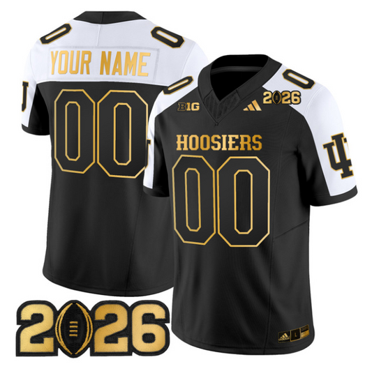 Custom Indiana Hoosiers Jersey 2026 CFP Final Patch Vapor Limited Stitched