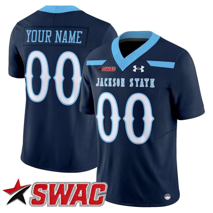 Custom Jackson State Tigers Jersey 2025 Vapor V2 Limited Stitched