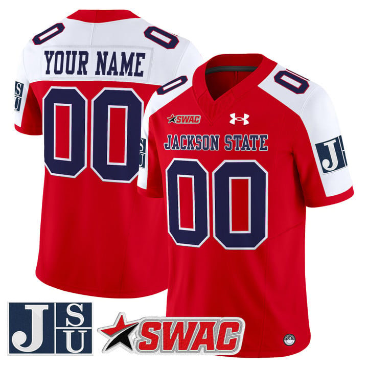 Custom Jackson State Tigers Jersey Name, Number 2025 Vapor Stitched