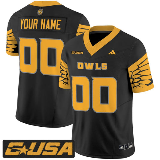 Custom Kennesaw State Owls Jersey 2025 Vapor Limited Stitched