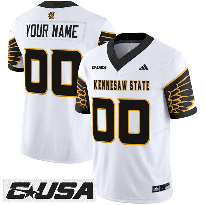 Custom Kennesaw State Owls Jersey 2025 Vapor Limited Stitched